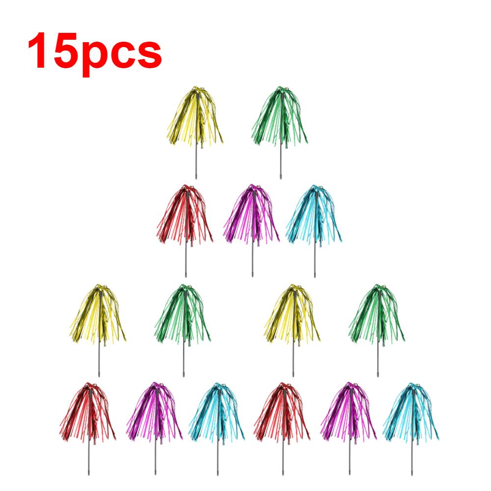 5pcs-15pcs Cat Toys Feather Wand Kitten Cat Teaser Turkey Feather Interactive Stick Toy Wire Chaser Wand Toy Random Color