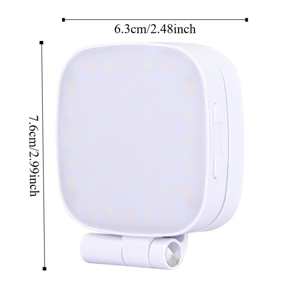 3 Color Magnetic Phone Selfie Light Folding LED Phone Fill Light  Makeup Photography