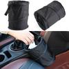 1pc Foldable Fabric Car Trash Can with Lid - Multi-Use Storage Organizer for Vehicle Interior Cleaning, Car Trash Can Foldable, Vehicle Organization