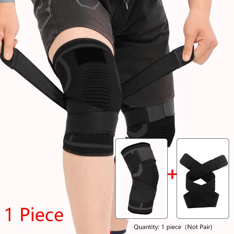 1 Stück Knieschoner, Nylon Sport Kniebandage, Laufen, Fitness, Gewichtheben, Radfahren, Basketball, Outdoor, Kniegelenk Kompression