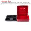 Key Lock / Removable Tray Safe Piggy Bank Shop Supermarket Money Storage Cabinet Passcode Lock Cash Cashier Box