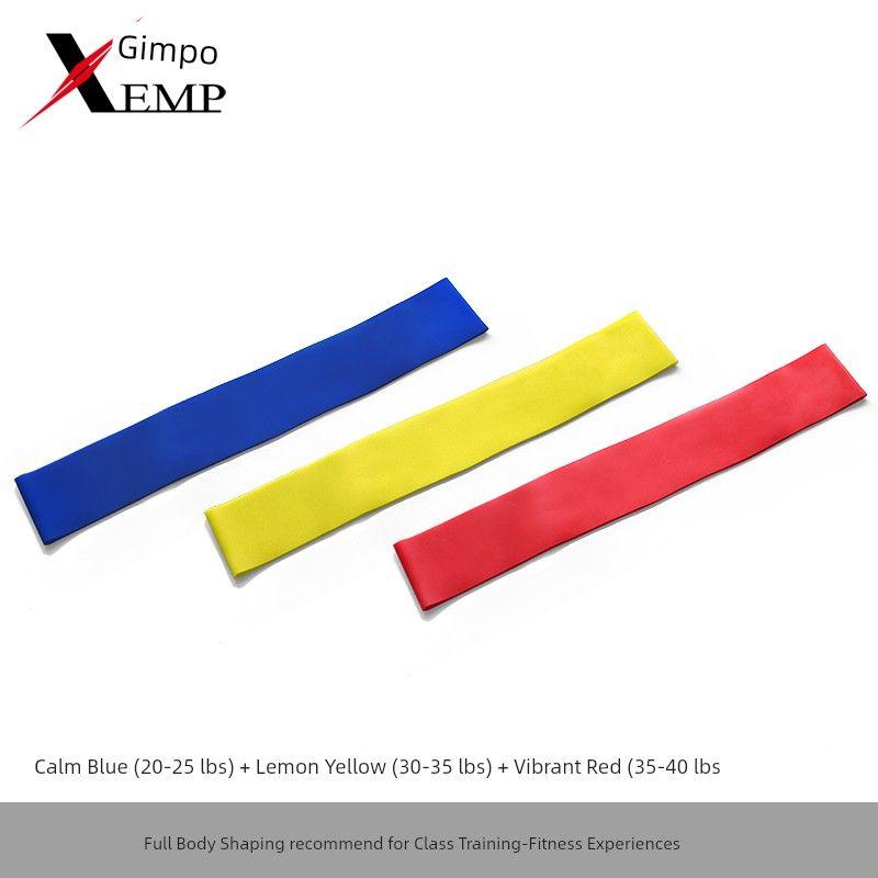 

Elastic Belt/Elastic Force Circle A1zo-Elastic Belt/Elastic Force Circle Open Shoulder Pull Back Squat Men and Women Hip Yoga Pull Calm blue + lemon yellow + vitality Red 1 each