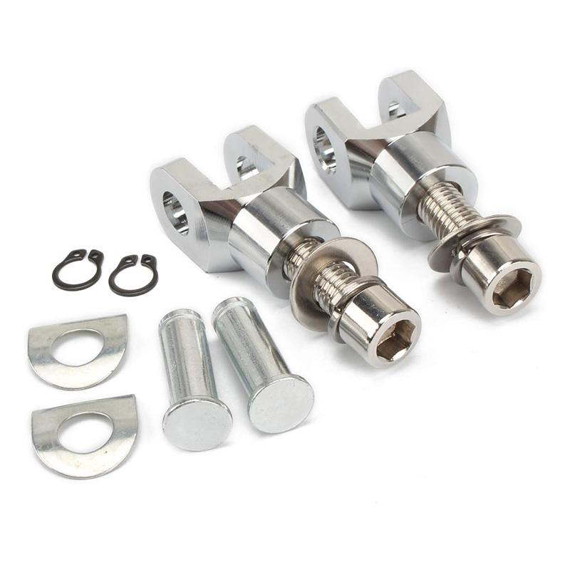 Motorcycle Rear Passenger Foot Peg Support Mount Clevis Kit with Hardware for Softail FXST for Harley Dyna FXR FX,29mm Aluminum Footrest Bracket