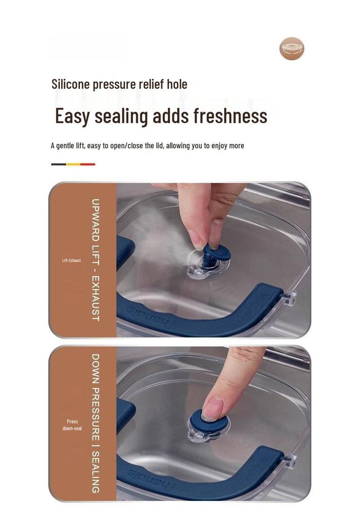 Cross-border Portable Food-grade Stainless Steel Lunch Box with Handle for Office Workers and Students