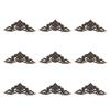 20Pcs Corner Protector Zinc Alloy Classical Retro Elegance Exquisite Comfortable Corner Cabinet