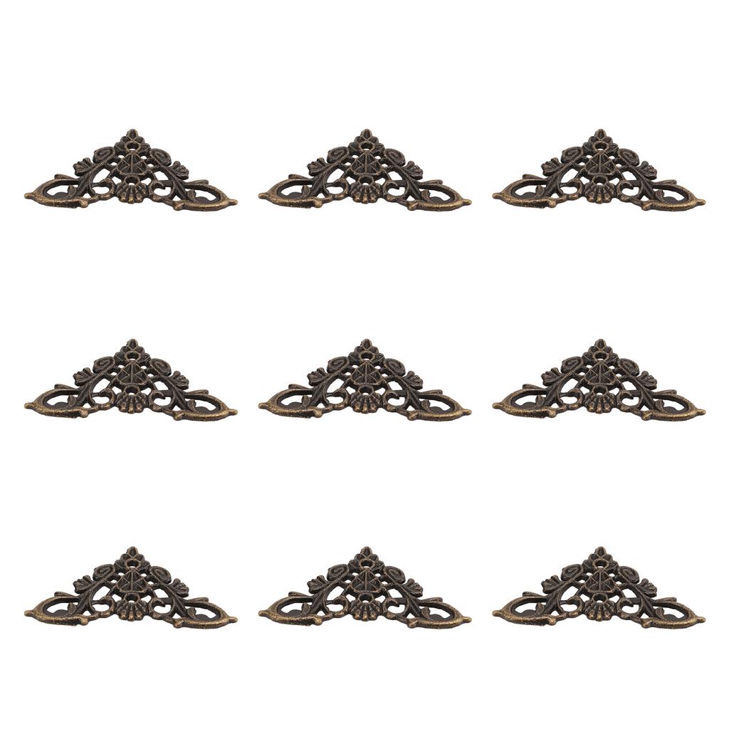20Pcs Corner Protector Zinc Alloy Classical Retro Elegance Exquisite Comfortable Corner Cabinet