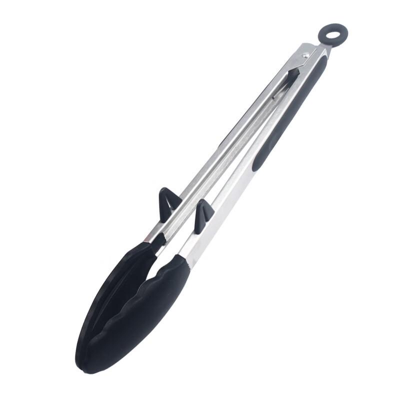 

OLOEY 12-inch Food-Grade Silicone Tongs with Stand (3-Pack) 12-inch