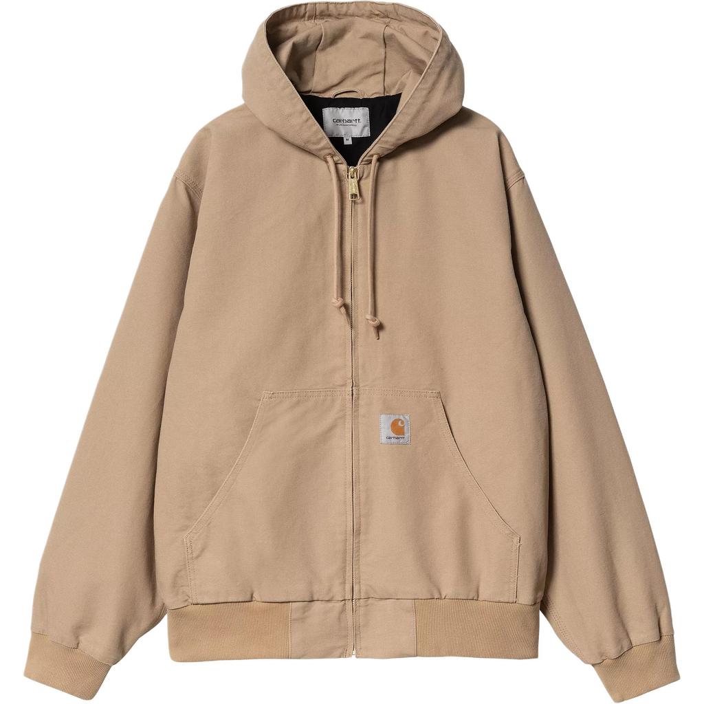 Carhartt WIP OG Active Jacket Dusty H Brown Rinsed Unisex Streetwear I034311-07E-02