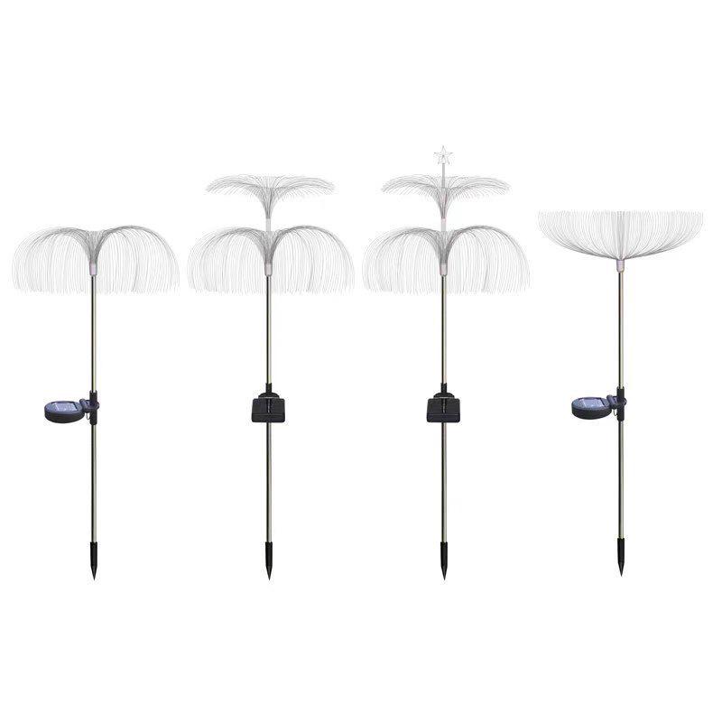 Waterproof Outdoor LED Solar Jellyfish Lamp for Courtyard Decoration