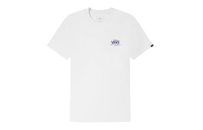 Vans T Shirts Unisex White Crew Neck Moderate Straight Fit VN0A54NAWHT