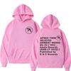 Aphex Twin Ambient Works Records Print Hooded Women Unisex Harajuku Hip Hop Punk Sweatshirt Fashion Casual Fleece Hoodie Streetwear
