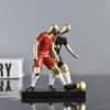 Football players figure statue Modern home office desktop ornament small decoration crafts resin home Front Desk decor sculpture