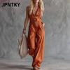 JPNTKY Women's  Sleeveless V-Neck Fashion Casual Summer Spring  Suspenders trousers Jumpsuits & Rompers