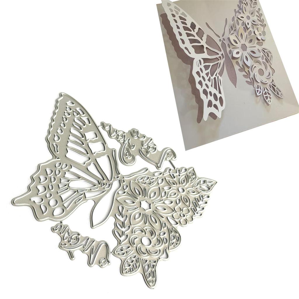 Schmetterling Stanzform Robuste Metallpräge Schablonen Kohlenstoffstahl Stanzformen für Kartenherstellung Scrapbooking Kunst Handwerk