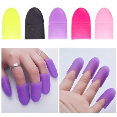 10 Stücke Silikon Uv Gel Nagellackentferner Wraps Nagellack Soak Off Cap Clip Maniküre Werkzeug