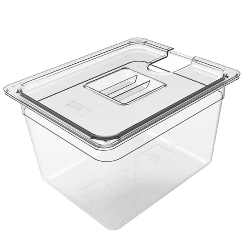 Sous Vide Cooker Container 6L 11L Two Sizes Food Grade PC Material For Immersion Circulators Durable Kitchen Tool