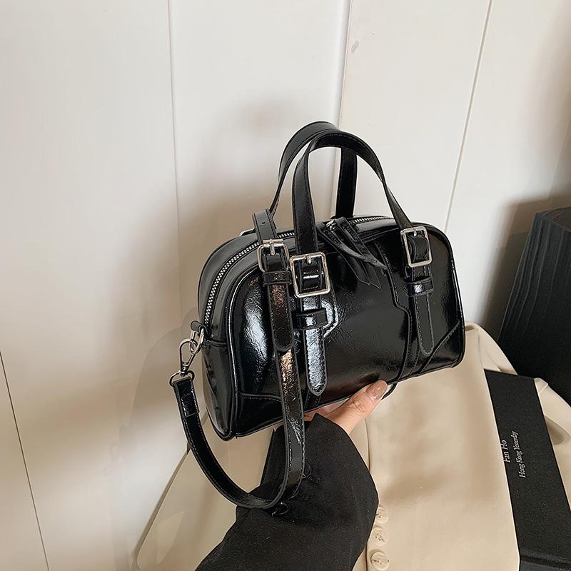 Trendy texture popular bag hand bag versatile women's bag retro underarm shoulder bag women's bag