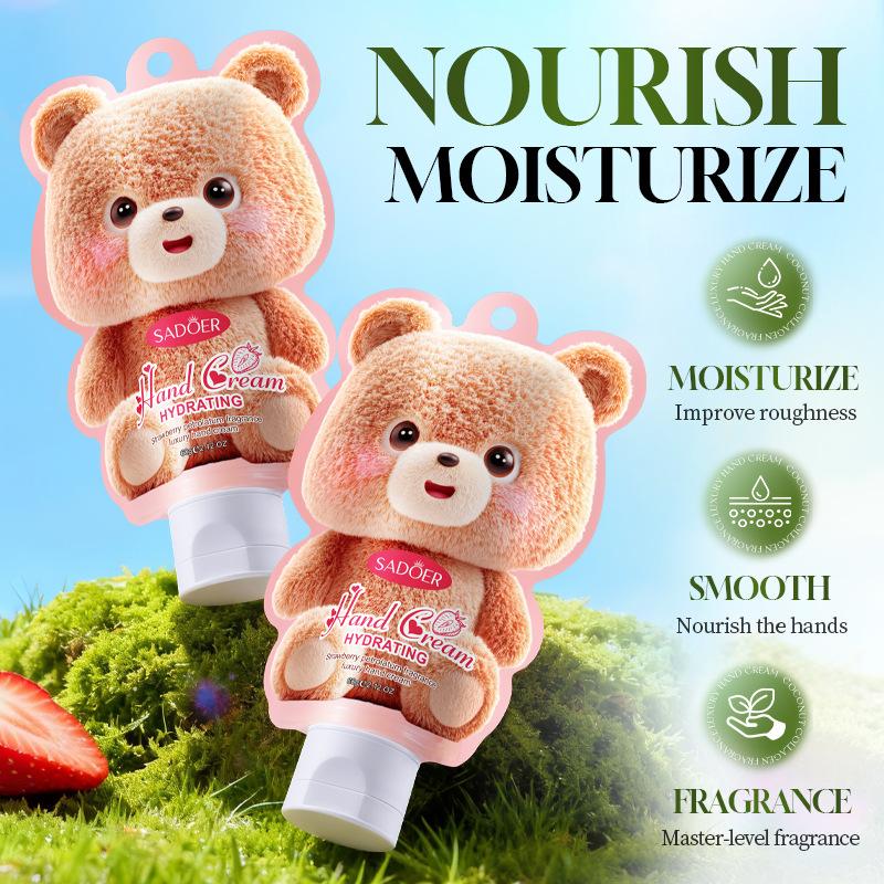 Strawberry Hand Cream Bag 60g Vaseline Fragrance Hydrating Moisturizing Hand Cream Skin Care Products