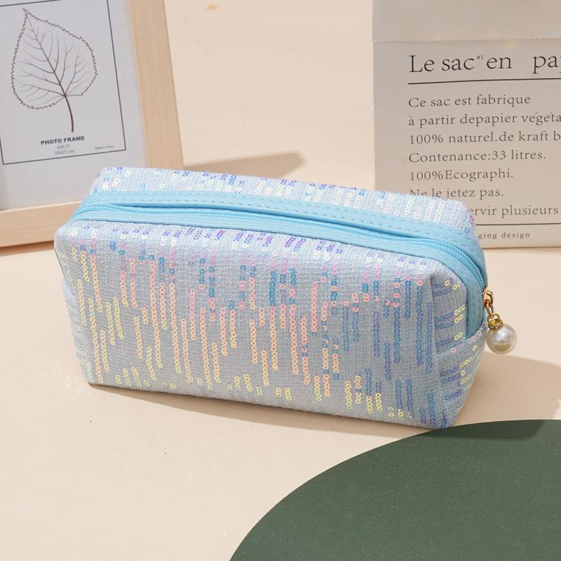 Ins Neue Glitzer Große Kapazität Make-up-Tasche Pouch Mode Kosmetik-Organizer Niedlich Tragbar Reise-Organizer-Taschen Kulturtasche