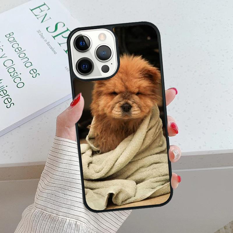 CHOW CHOW dog Art Print Phone Case For iPhone 17 Air 15 16 16e 14 13 Pro Max Coque 12 11 Pro Max PLUS fundas cover