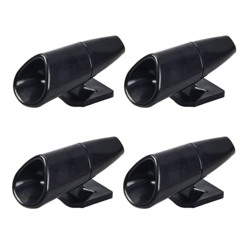 

ShuaWdk 4 шт. Свисток для отпугивания оленей, Свисток для отпугивания оленей, Предупреждение о диких животных, Черный ультразвуковой автомобильный свисток для предупреждения оленей, Самоклеящееся устройство для отпугивания животных для автомобиля, Veh