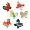 Washi Kawasumi Special Selection Chiyogami Stickers Blossom Butterfly 40 Pieces Hand-Dyed Kyo-Yuzen (Plum & Design, Total)