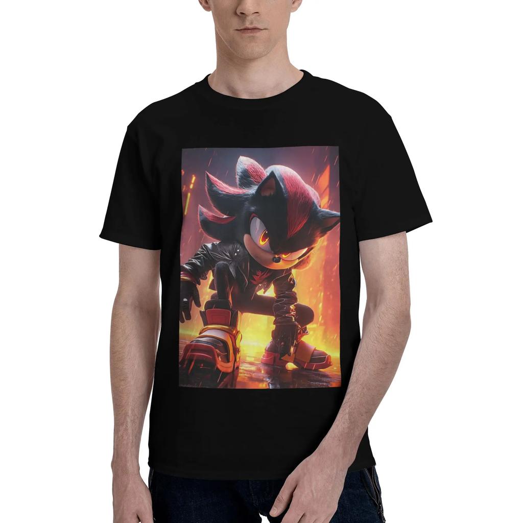 Shadow The Hedgehog 100 Cotton TShirt Mens Fashion T Shirts Men Crew Neck Short Sleeve S6XL