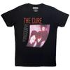 Herren Cure Pornografie Foto Verzerrt Vintage T-Shirt Groß Schwarz