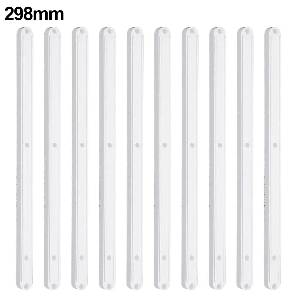 10Pcs Draw Rail Plastic Drawer Slides 180/235/298mm Draw Runners Replacement Drawer Runners Wardrobe Guide Rail Skidway