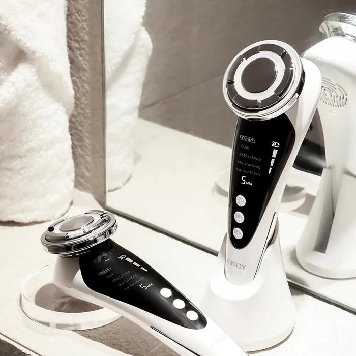Insidy High-Frequency Lifting Facial Galvanic Massager Home Care Ultrasonic Vibration Cleanser IFC-10