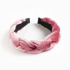 European and American Velvet Twist Braid Headband Collection