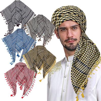 Large Head Neck Scarf Costume Bandana Keffiyeh Arabic Scarf Head Neck Face Wrap  for Men Women