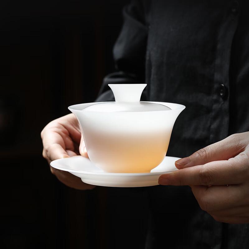 White Porcelain Thin-bodied Gaiwan