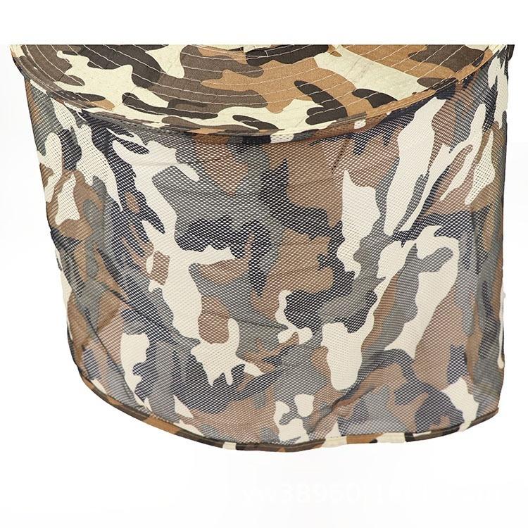Outdoor Fishing Hat Wide Brim Man Breathable Mesh  Cap Beach S Camouflage Sun UV Protection Shade  Kastking
