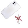Elegantes Erdbeer-Anhänger-Handy-Hängeornament Einzigartiger Schleifen-Schlüsselanhänger-Charm
