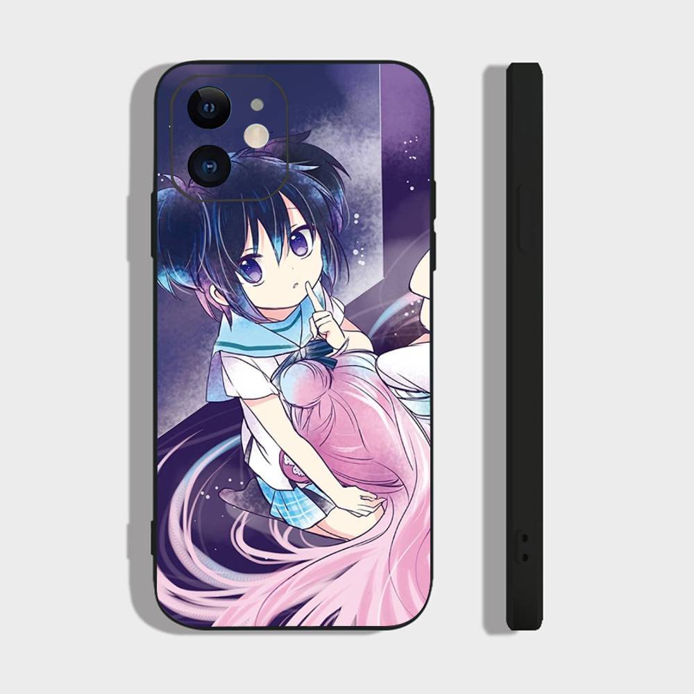 Anime Happy Sugar Life Phone Case For IPhone 17 Air 16 15 14 13 Pro Max 11 12 Black Silicone Cover
