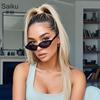 3pcs Vintage Cat Eye Sunglasses Women Anti-UV Glasses Small Oval Simple Design Eyewear Retro Men Rivets Sun Glasses Oculus