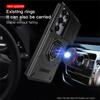 KEYSION Shockproof Armor Case for Samsung S26 Ultra 5G Slide Camera Lens Protection Ring Stand Phone Cover for Galaxy S26+ Plus