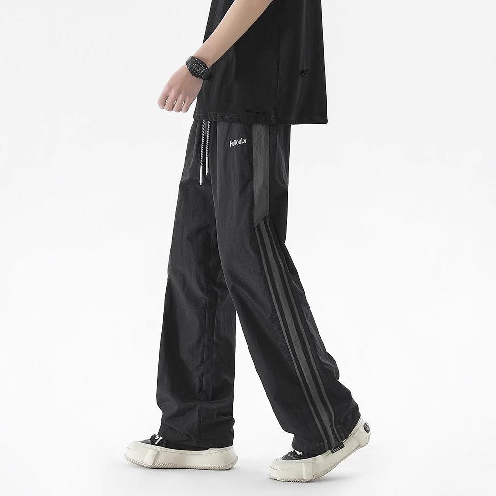 

Мужские весенне-летние красивые свободные спортивные быстросохнущие рабочие брюки повседневные брюки 3XL