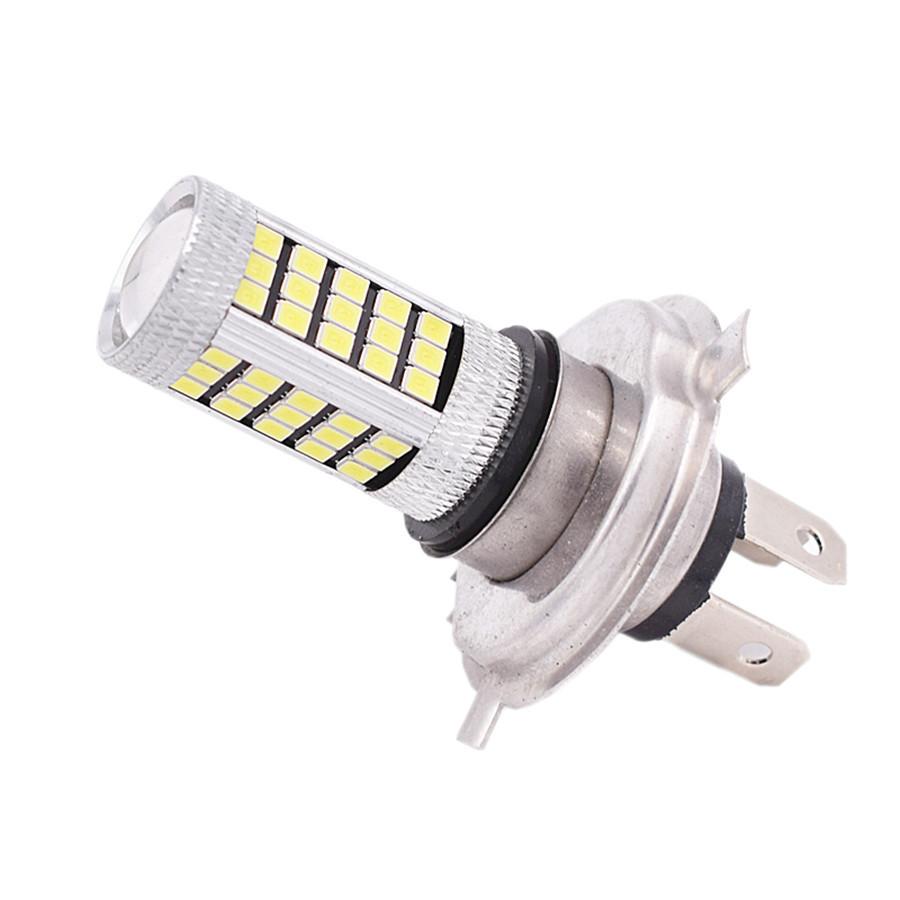 2 x Car Pure White H4 9003 Hi/Lo Beam Headlight DRL Fog Lamp Driving Light Bulbs