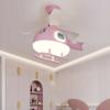 Helicopter LED Lamp Chandelier Blue Pink Fan Aircraft Ceiling Lamp Chlldren's Bedroom Llght Study Giris Boys Kids Room Lighting