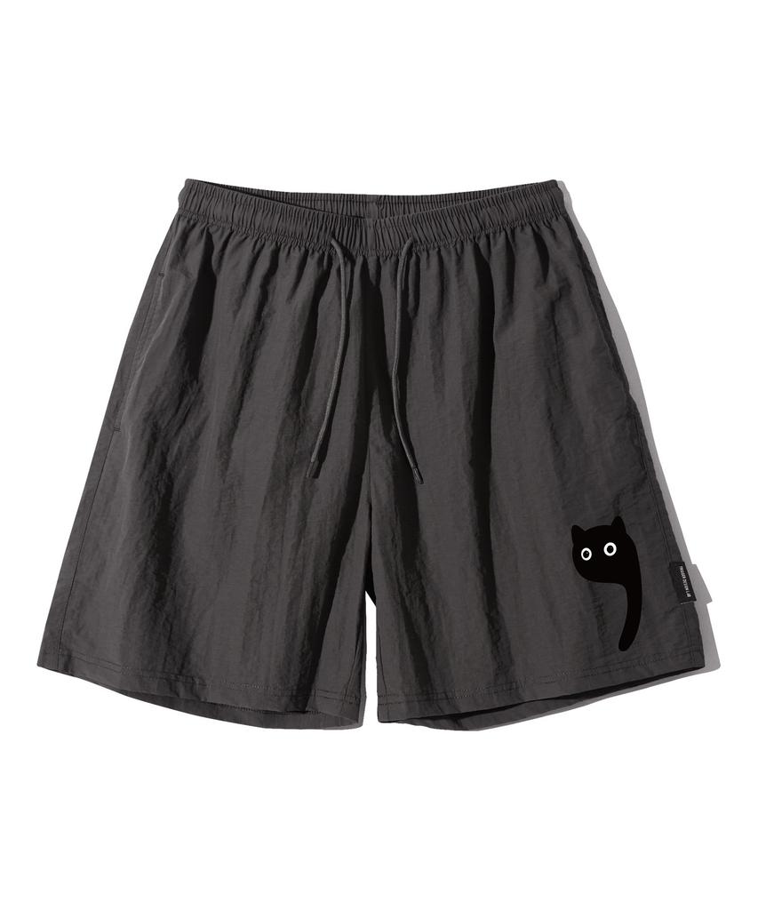 Deulousi Dw Restcat Taslan Shorts Charcoal
