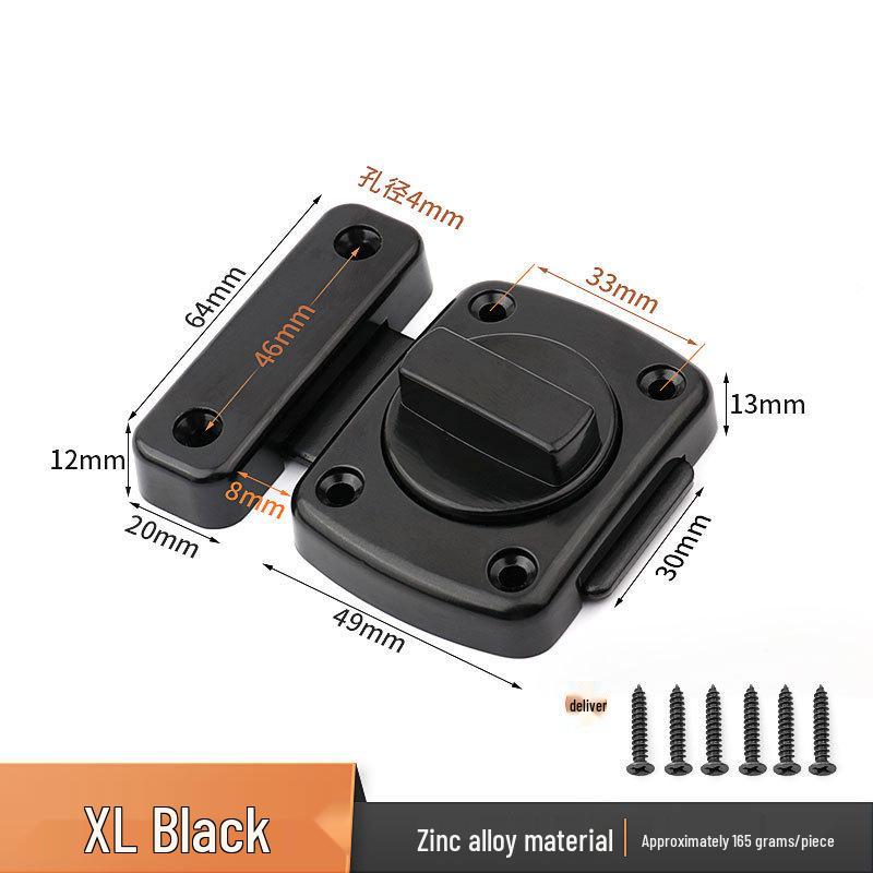 Zinc Alloy Anti-theft Sliding Door Lock with Rotating Bolt