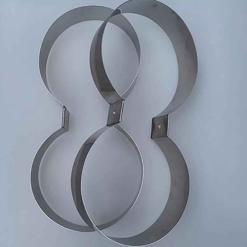 Diving Stainlee Steel Twin Tanks Mounting Band Double Cylinder Bottles Retainer Diving Tanks Band Carry Rings Easy to Use