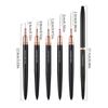 1pc Nail Liner DIY Drawing Painting Flower Line Stripes Pen 4mm-25mm Metal Handle Nail Art Brush With Cover Nail Brushes