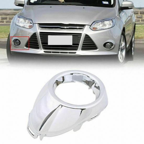 Right Side Front Bumper Fog Light Cover Bezels Housing For Ford Focus 2012-2014