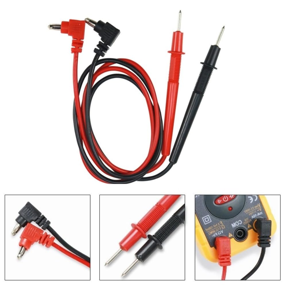 Itisyou Tester Lead Digital Multimeter Sample Test Pin Needle Tip Multimeter Tester Probe Wire Pen Cable 1000V 10A