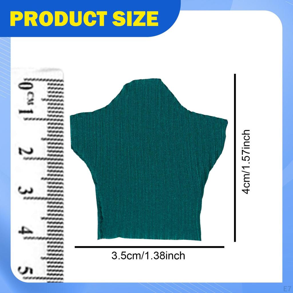 1/12 Doll Miniature T-Shirt, Short-Sleeved Pullover, Turtleneck, Model Accessory, Suitable for