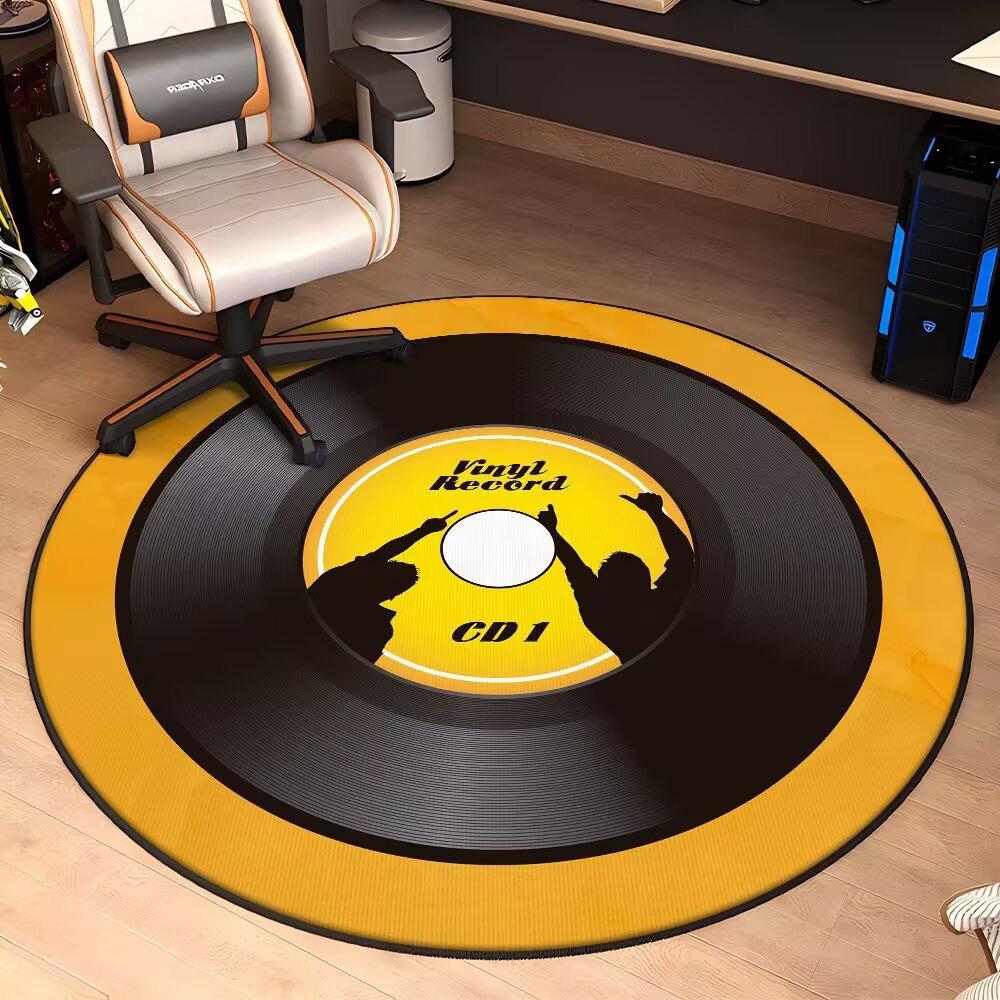 E-sports Circular Carpet Home Decor Living Room Dirt Resistant Carpet Bedrooms Study Children's Rocking Chairs Anti Slip Pads