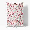 Süße Blumenmuster-Decke Weiche Gemütliche Überwurfdecke für Damen Mädchen Bett Sofa Dekoration Geschenk